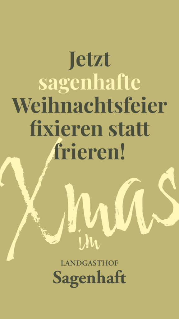 Landgasthof Sagenhaft - Sagenhaft einfach, einfach sagenhaft.